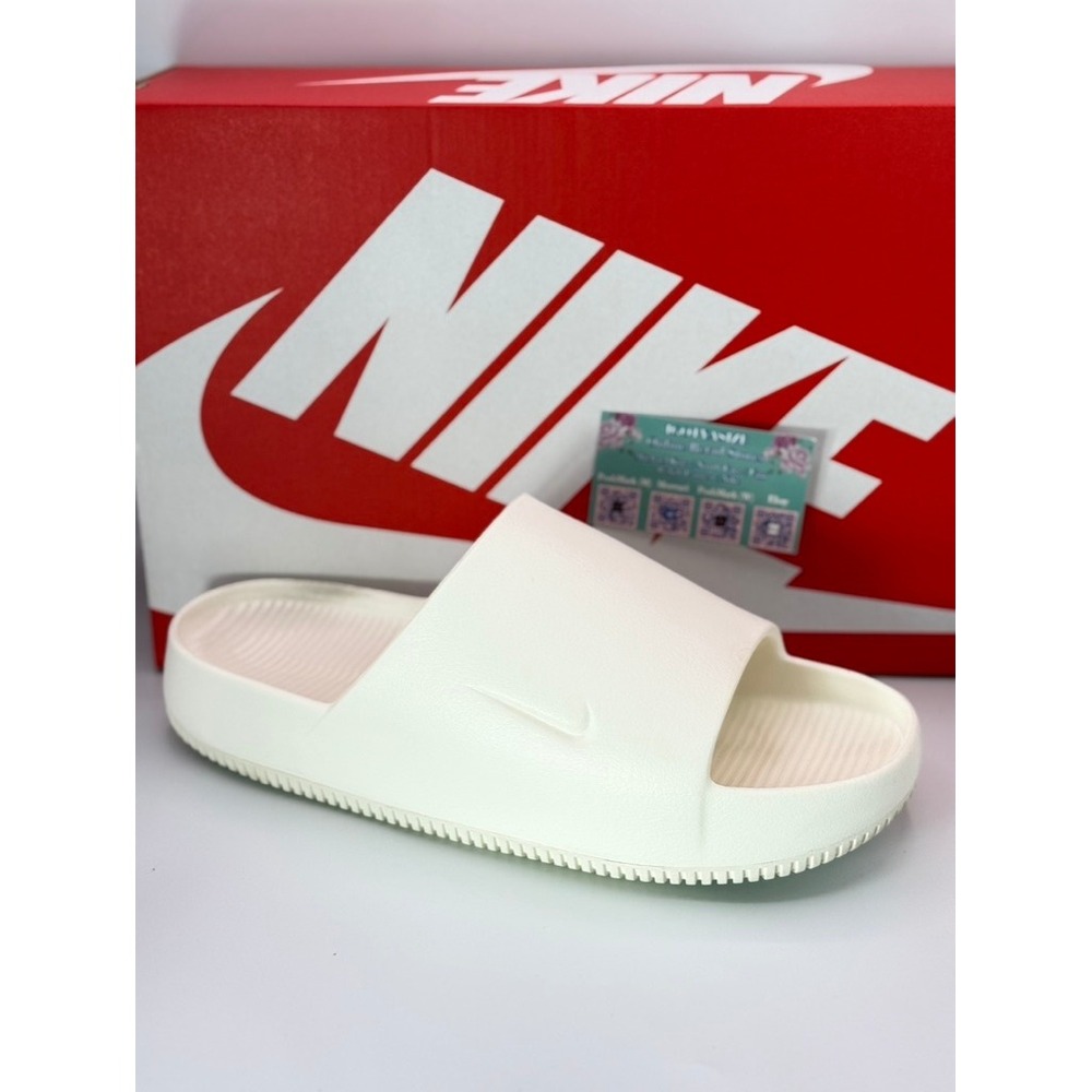 Nike Calm Slide Sail White Mens Size 12 DX4816-100 Slip On Sandals